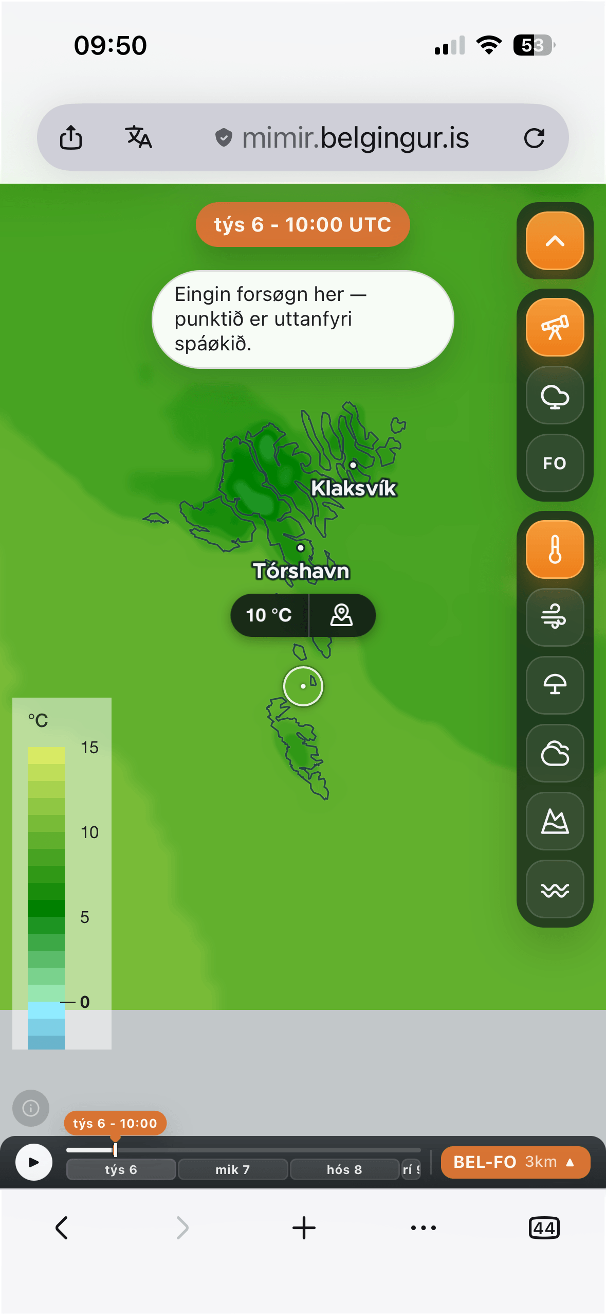 Fartelefonskíggi við kort, tráðkross og staðartekini>
            <figcaption>1. Krossmið og staðartekin</figcaption>
          </figure>
          <figure>
            <img src=
